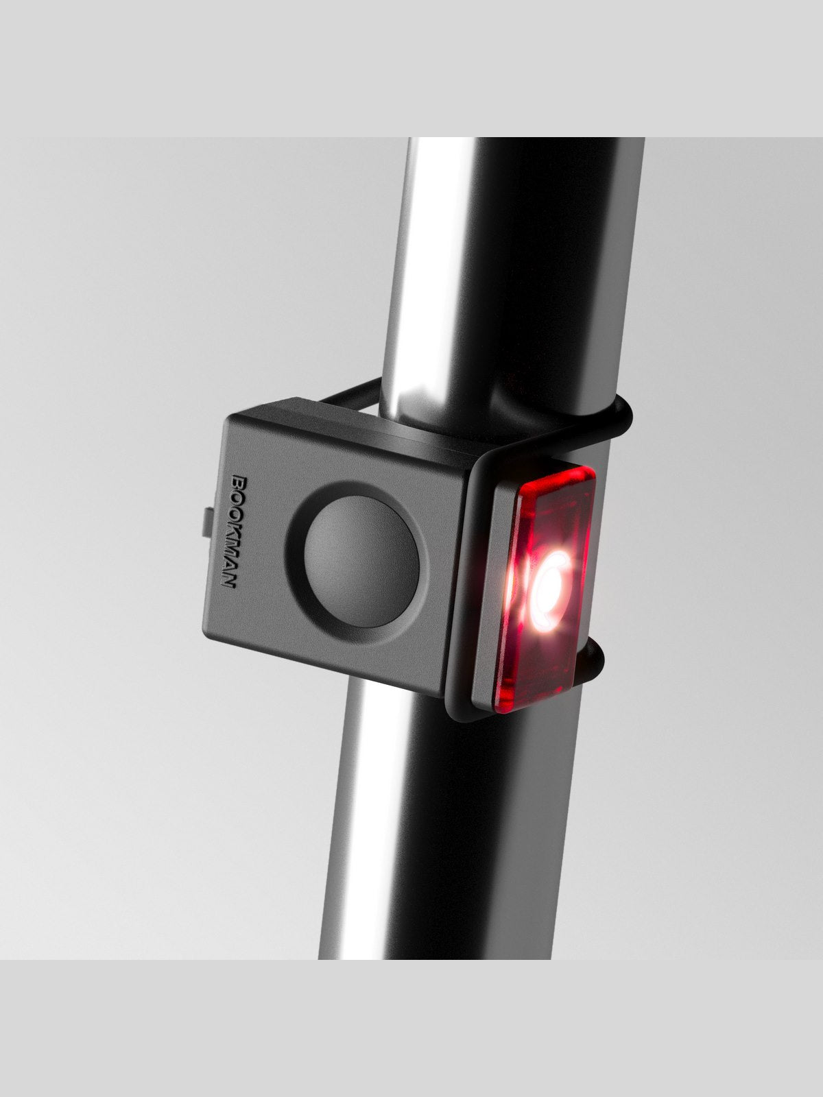 Lampka rowerowa BOOKMAN Block Light Rear 18lm czarny