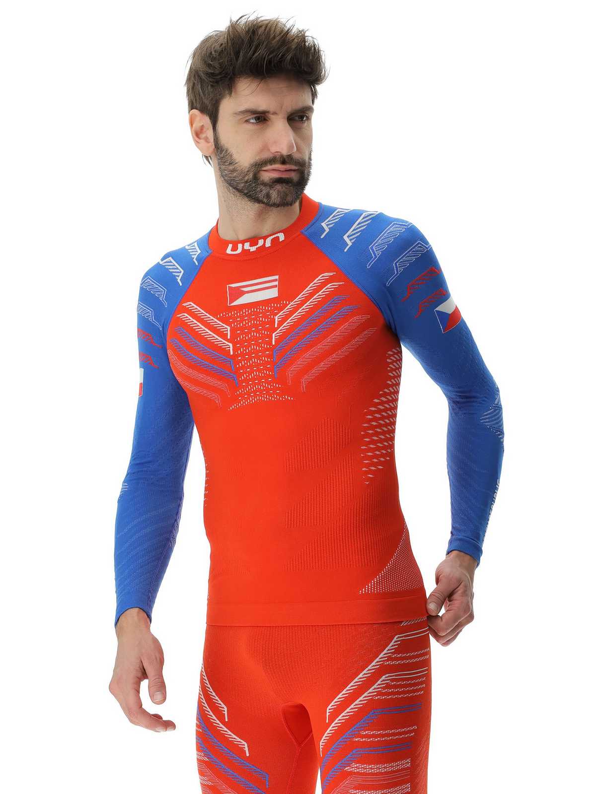 Koszulka termoaktywna UYN Natyon 3.0 Czech Republic Uw Shirt Lg Sl.Turtle Neck