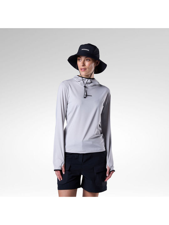 Bluza damska ROSSIGNOL W Westweg Sun Hoodie szara
