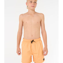 Szorty kąpielowe chłopięce RIP CURL OFFSET VOLLEY - BOY pomarańczowe
