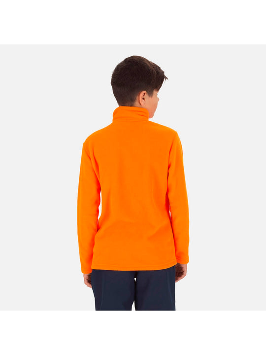 Bluza ROSSIGNOL Boy 1/2 Zip Fleece pomarańczowy
