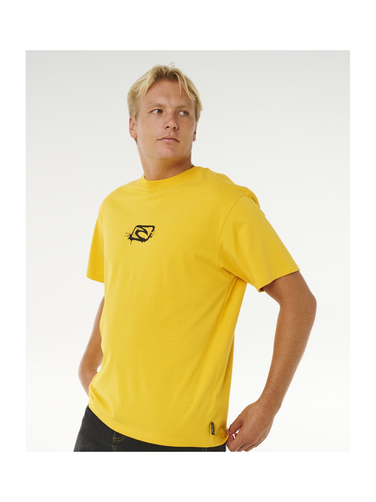 Koszulka męska RIP CURL Medina Inner Vision Spray Tee żółta