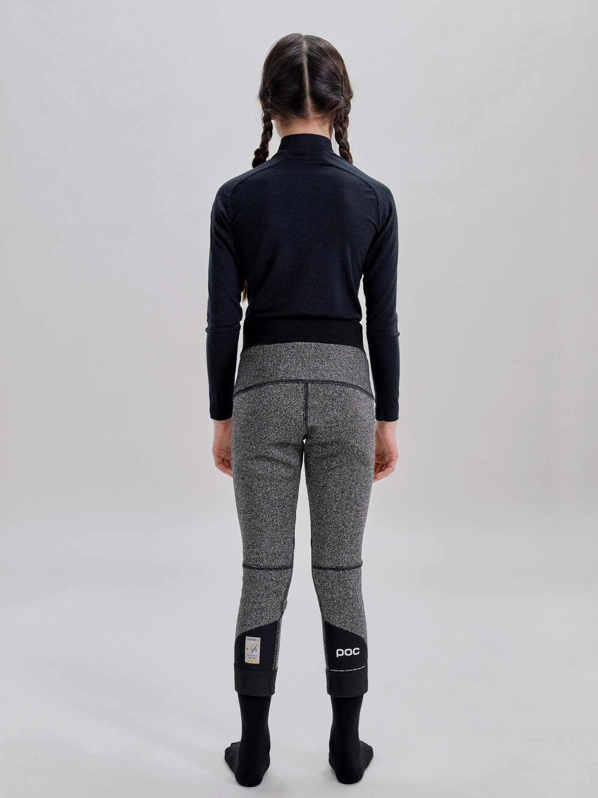 Legginsy dziecięce POC Jr Layer Cut Resistant Tights czarny