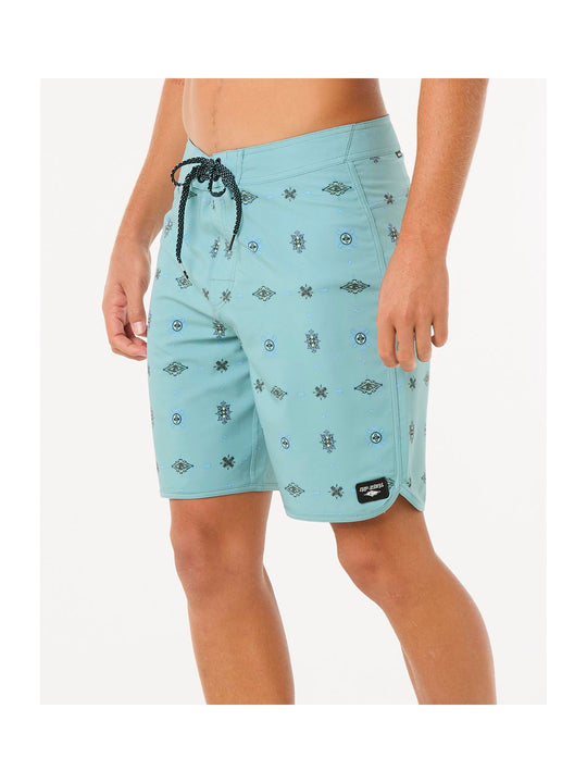 Szorty kąpielowe męskie RIP CURL Mirage Micro Diamond niebieskie
