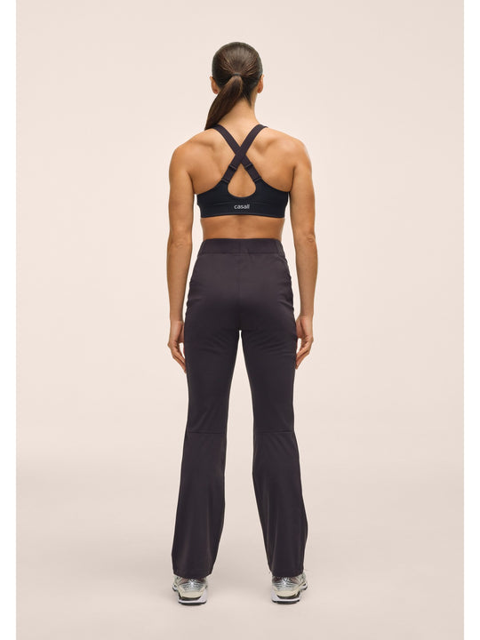 Spodnie damskie CASALL Pace Outdoor Flare Pant kolor czarny
