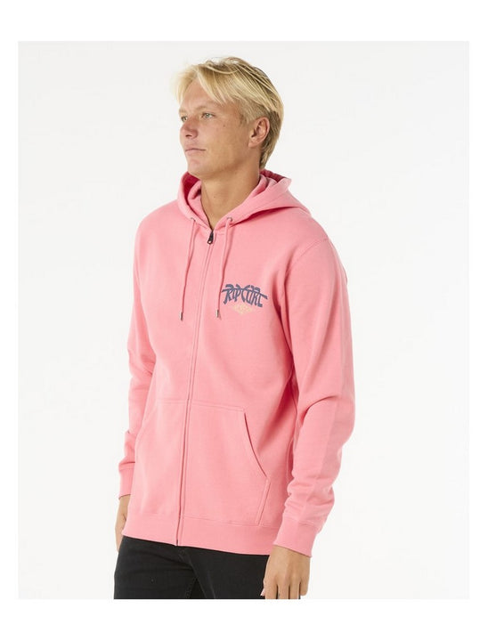 Bluza męska RIP CURL Shred Zip Thru różowa
