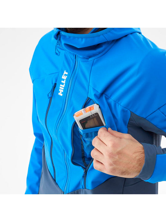 Kurtka narciarska męska MILLET M M White Shield Jkt granatowy
