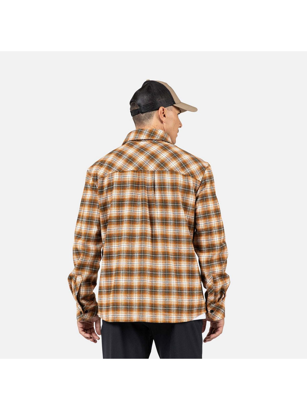 Koszula męska ROSSIGNOL RANCH PLAID SHIRT brązowa