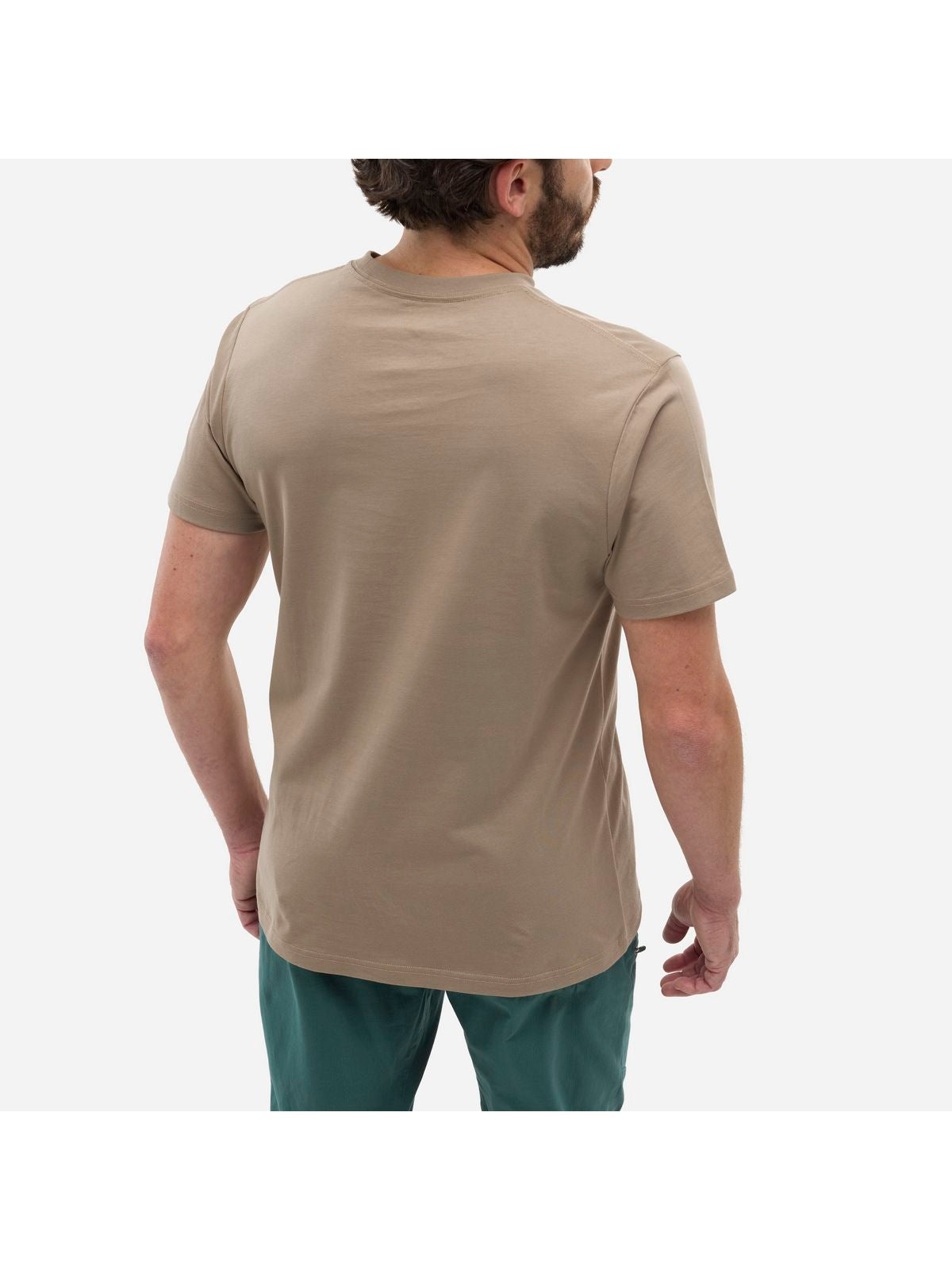Koszulka męska MILLET Chamonix Logo Ts Ss M beżowa