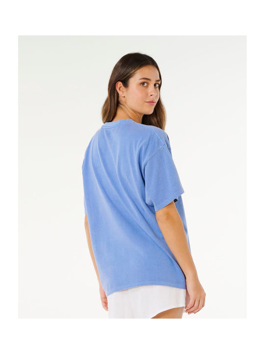 Koszulka damska RIP CURL Hotel Malibu Heritage Tee niebieska

