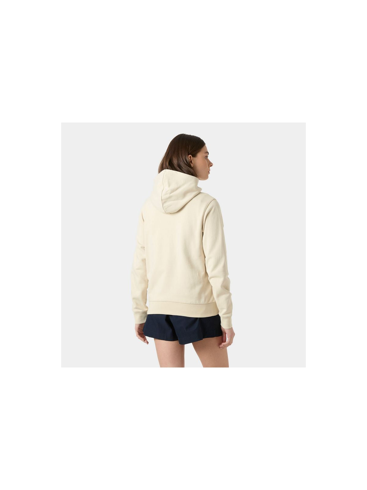 Bluza damska HELLY HANSEN W Core Graphic Hoodie beżowa