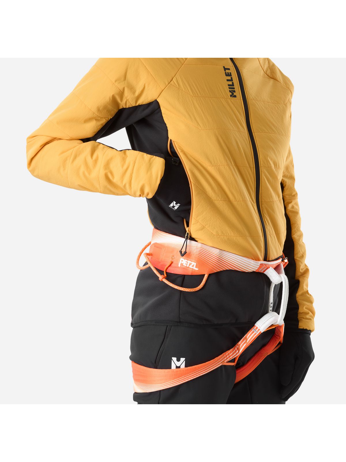 Kurtka damska MILLET W Kamet Primaloft Hoodie W żółta