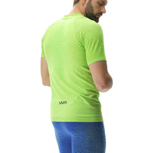 Koszulka biegowa męska UYN Exceleration Running Shirt – Lime/Sulphur Spring
