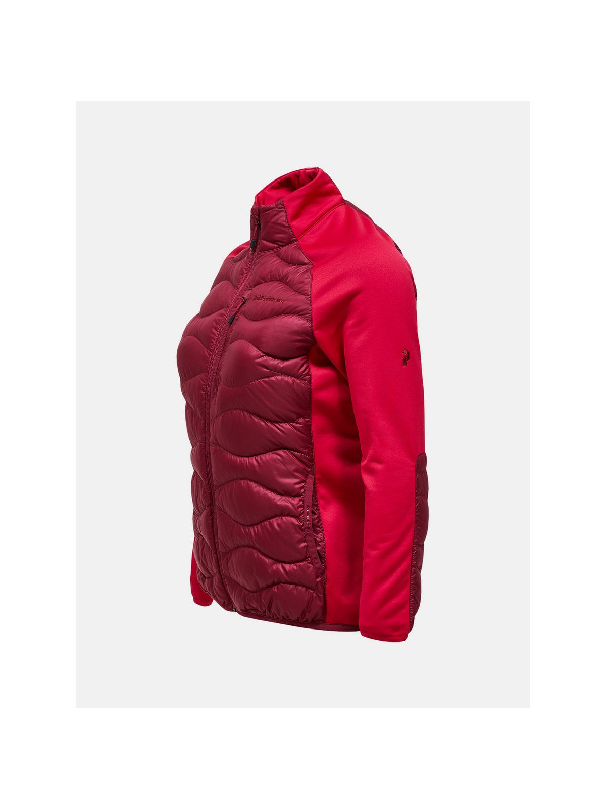 Kurtka PEAK PERFORMANCE Helium Hybrid Down Jacket Women bordowy