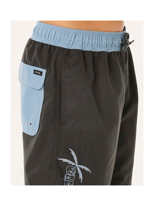 Boardshorty chłopięce RIP CURL Eternal Shred Block Volley-Boy czarne
