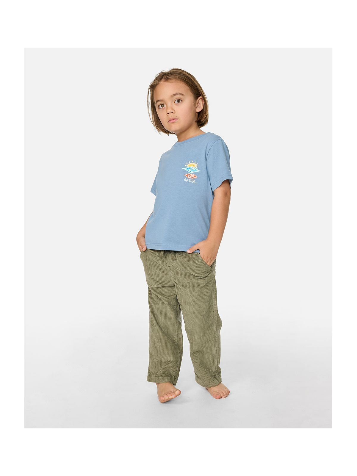 Koszulka chłopięca RIP CURL Icons Of Shred Tee -Boy niebieska