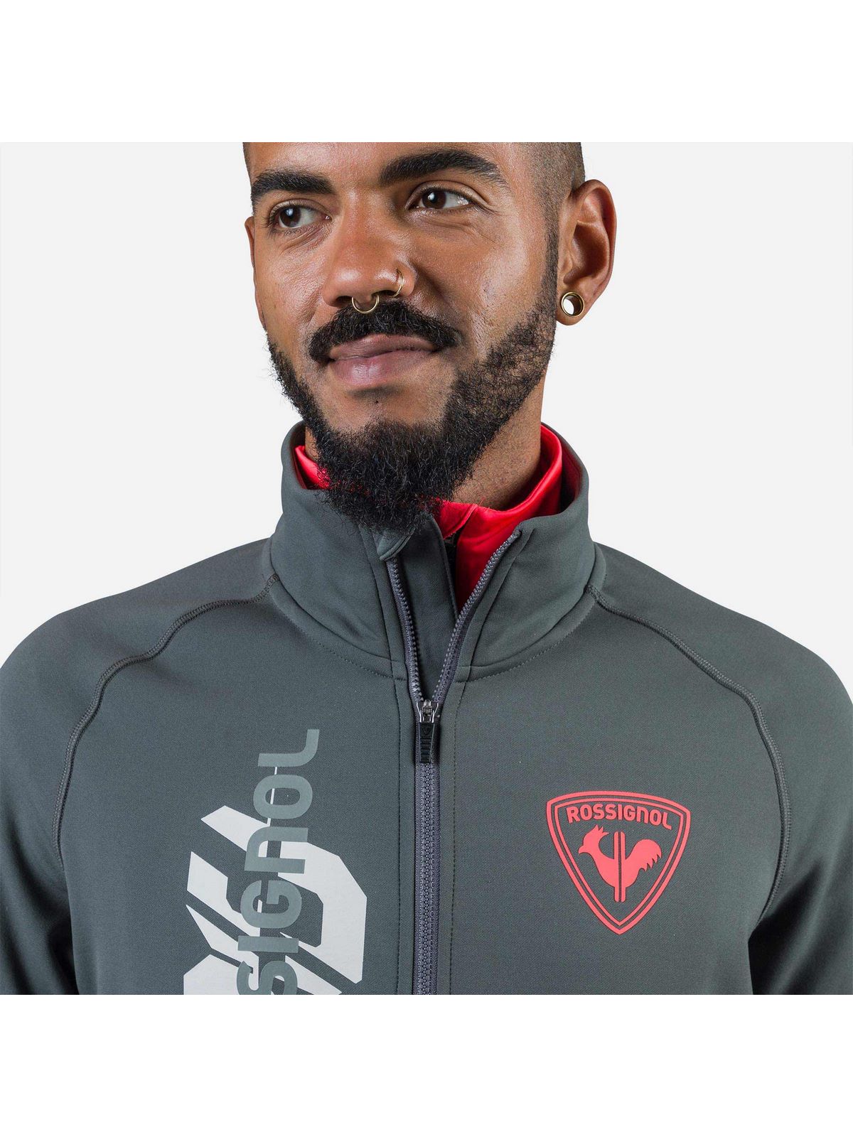 Bluza męska ROSSIGNOL New Hero Classique Clim szary