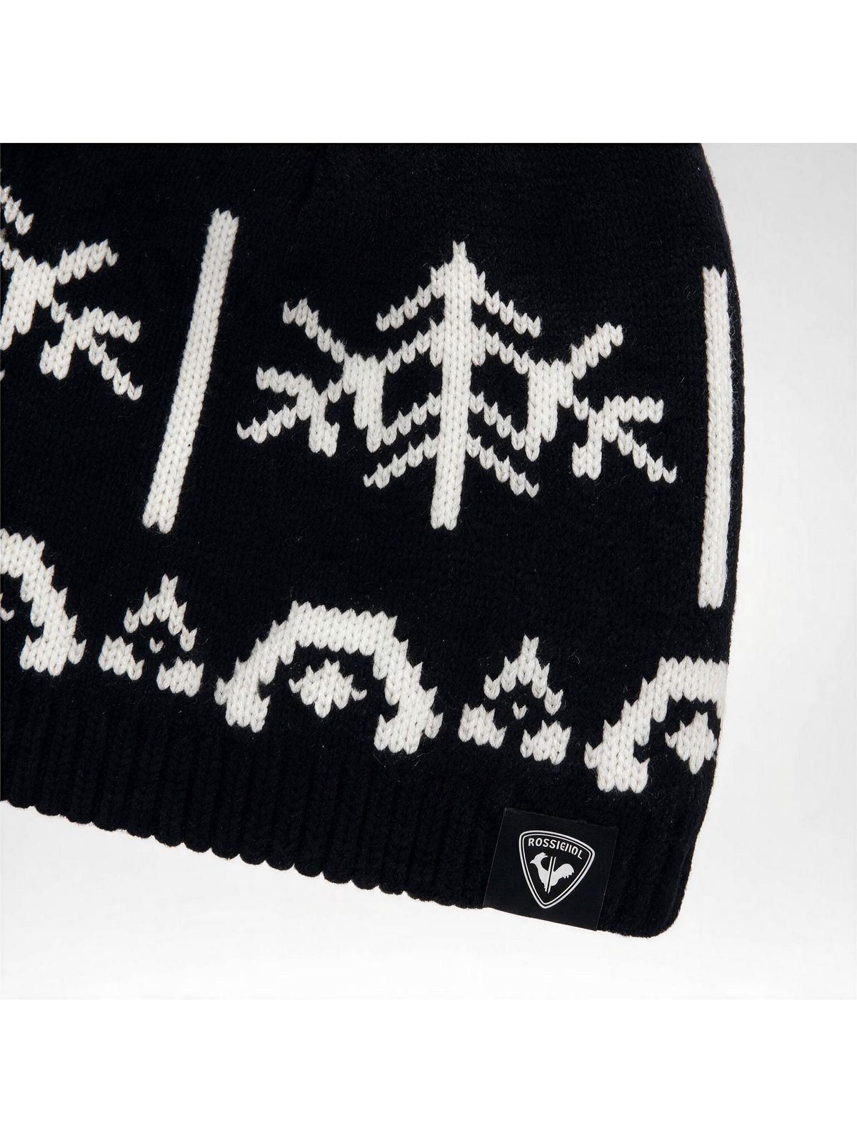 Czapka damska ROSSIGNOL W Snowdazzle Pompom Beanie czarna