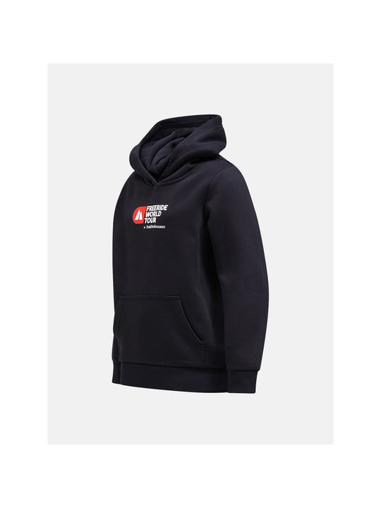 Bluza Peak Performance Fwt Jr Logo Hood czarny - Adventure Sports

