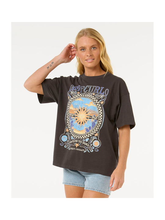Koszulka RIP CURL Luna Heritage Tee czarny
