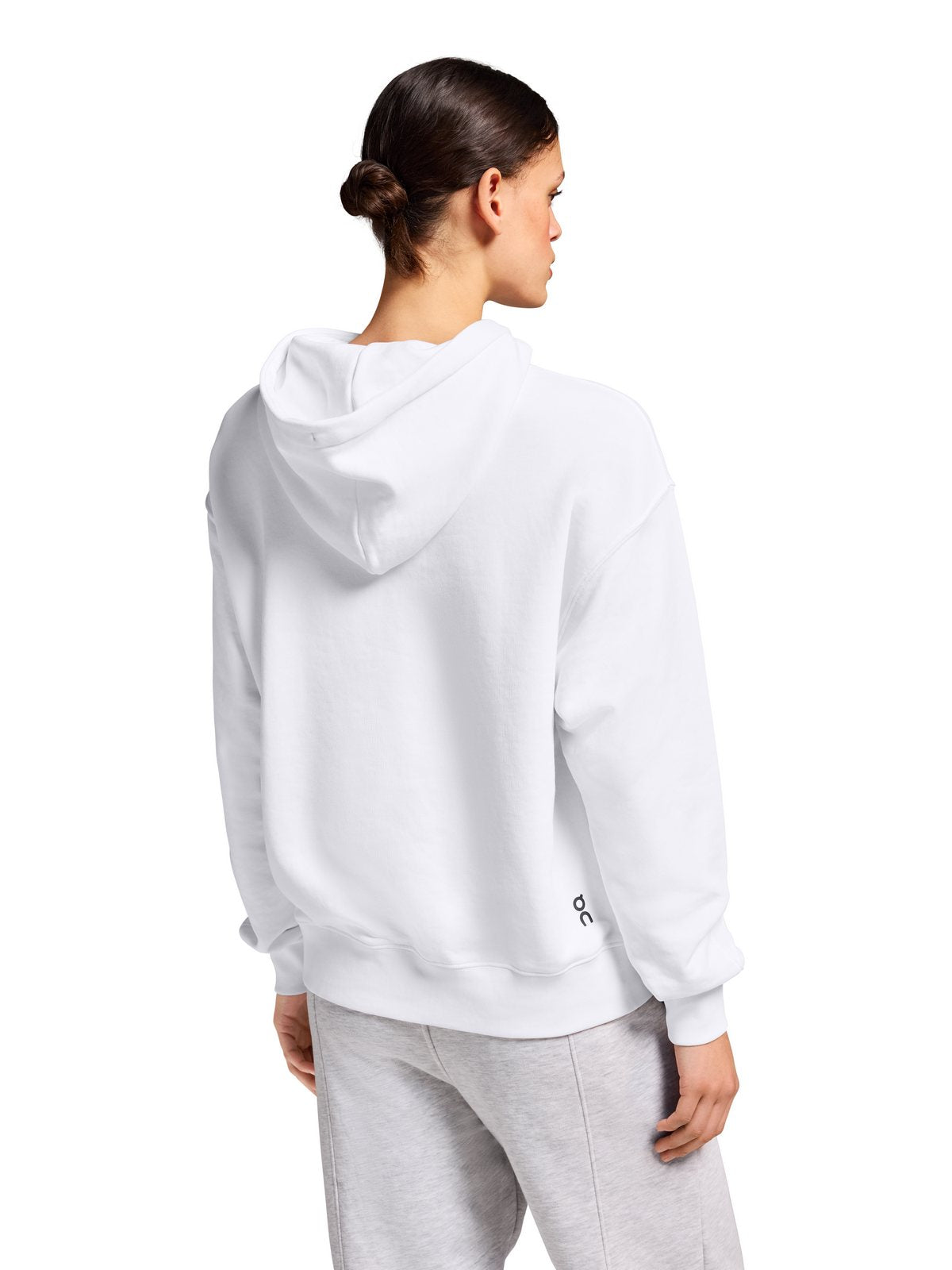 Bluza damska z kapturem ON RUNNING Club Hoodie biały