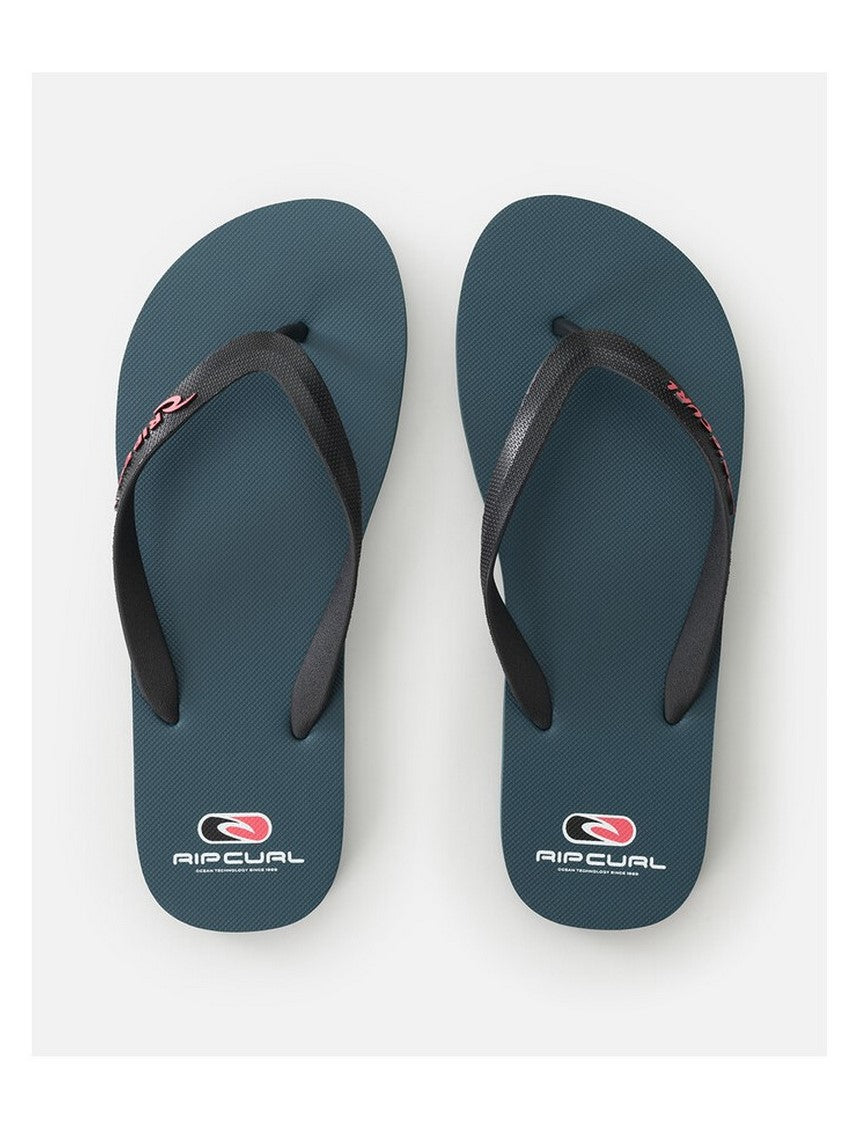 Japonki plażowe męskie RIP CURL Icons Of Surf Bloom Open Toe turkusowe