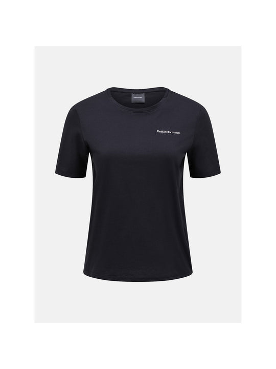 Koszulka damska PEAK PERFORMANCE Explore Logo Tee czarna
