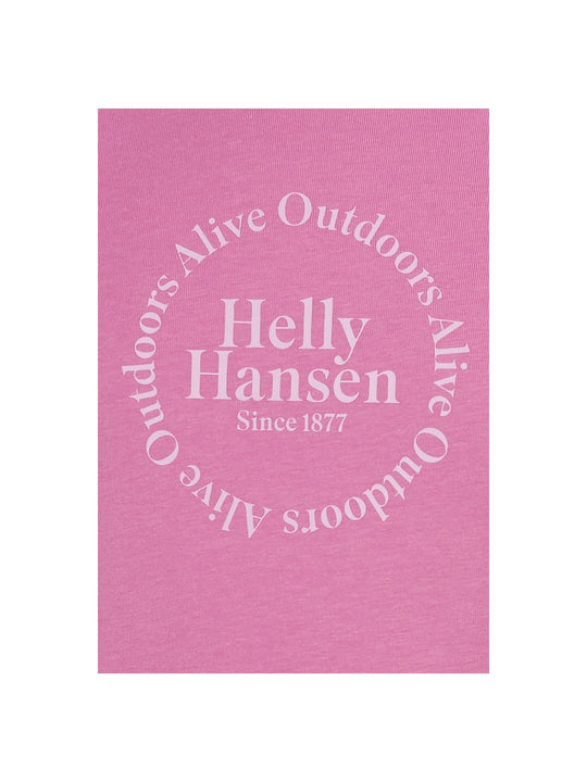 Koszulka HELLY HANSEN JR HH GRAPHIC T-SHIR różowy - Adventure Sports
