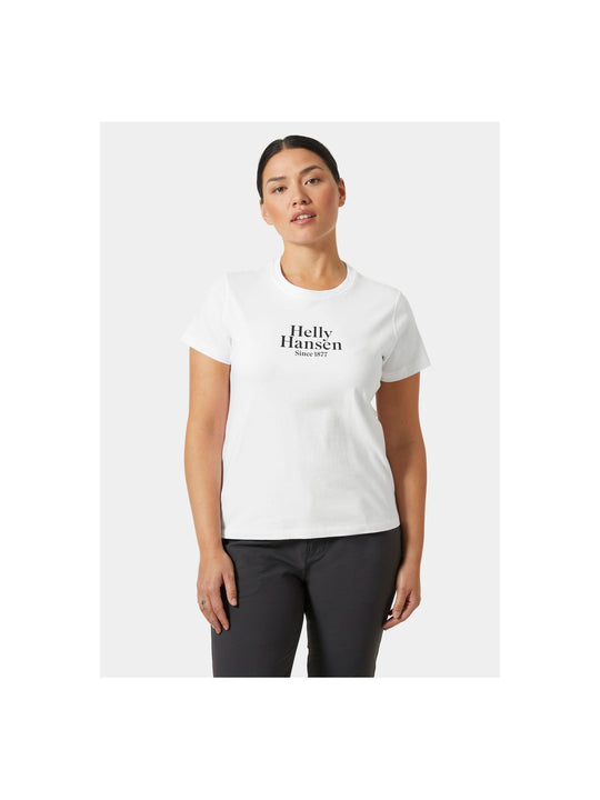 Koszulka HELLY HANSEN W CORE GRAPHIC T-SHI biały - Adventure Sports
