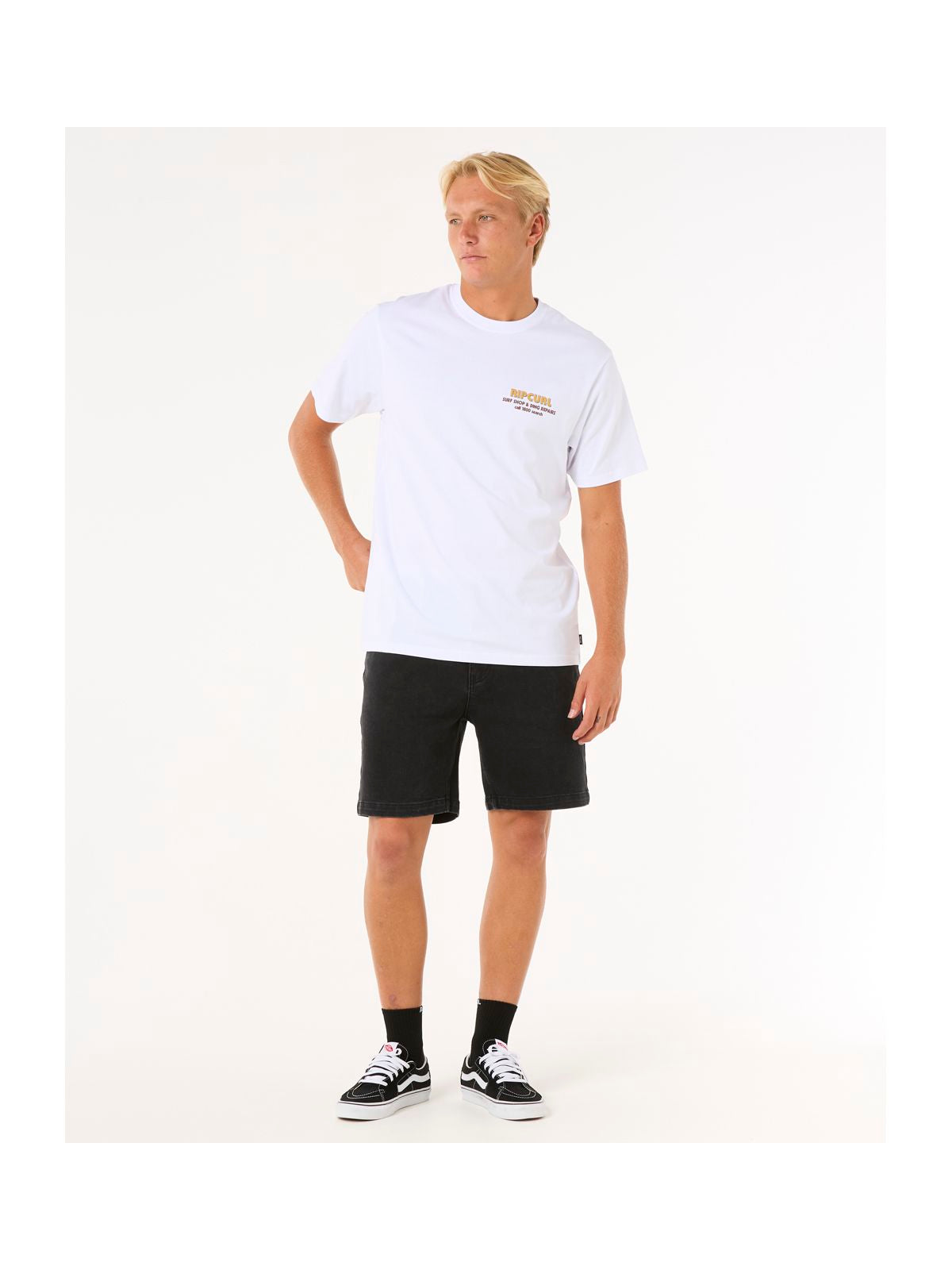 Koszulka RIP CURL Surf Revival Ding Repair Tee biały