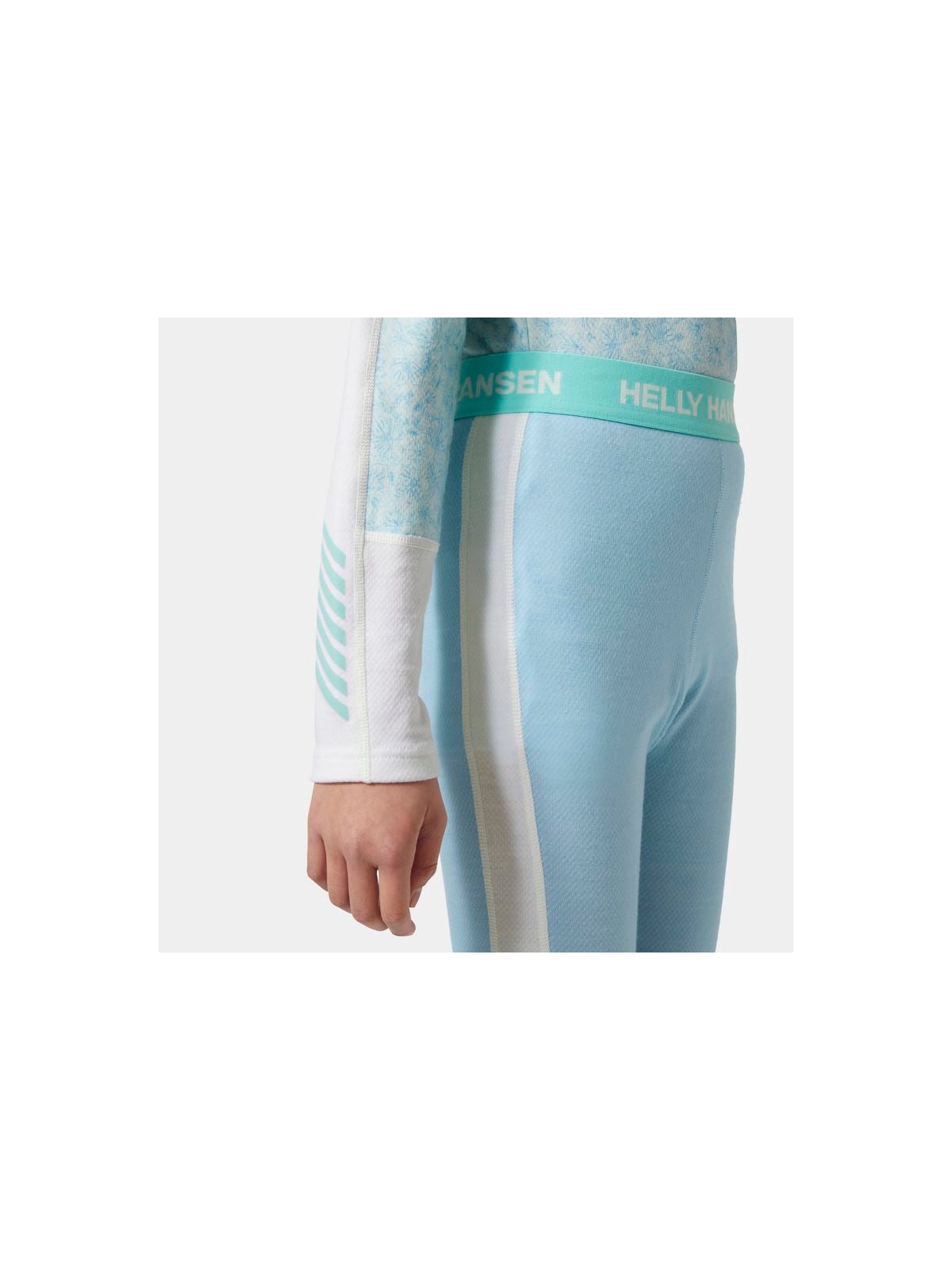 Bielizna dziecięca HELLY HANSEN Jr Graphic Lifa Merino Set kolor niebieski