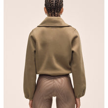 Bluza damska CASALL Easy Half Zip Sweater kolor brązowy
