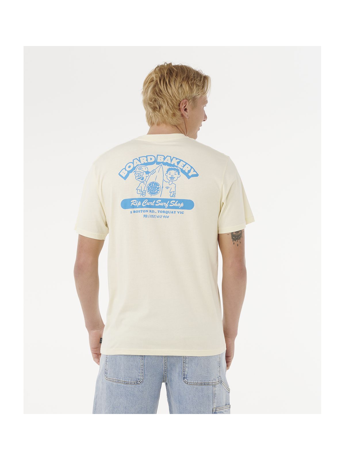 Koszulka RIP CURL BOARD BAKERY TEE żółta