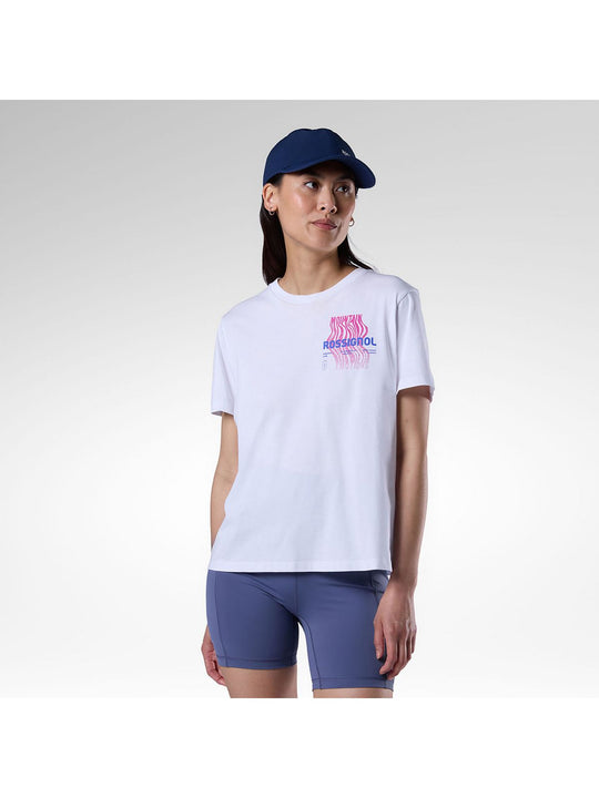 Koszulka damska ROSSIGNOL W Graphic Waterfall Tee biała
