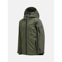 Kurtka narciarska juniorska PEAK PERFORMANCE Maroon HIPE 2L Insulated Shell Jacket zielona
