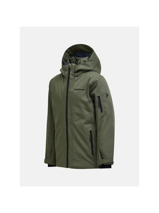 Kurtka narciarska juniorska PEAK PERFORMANCE Maroon HIPE 2L Insulated Shell Jacket zielona
