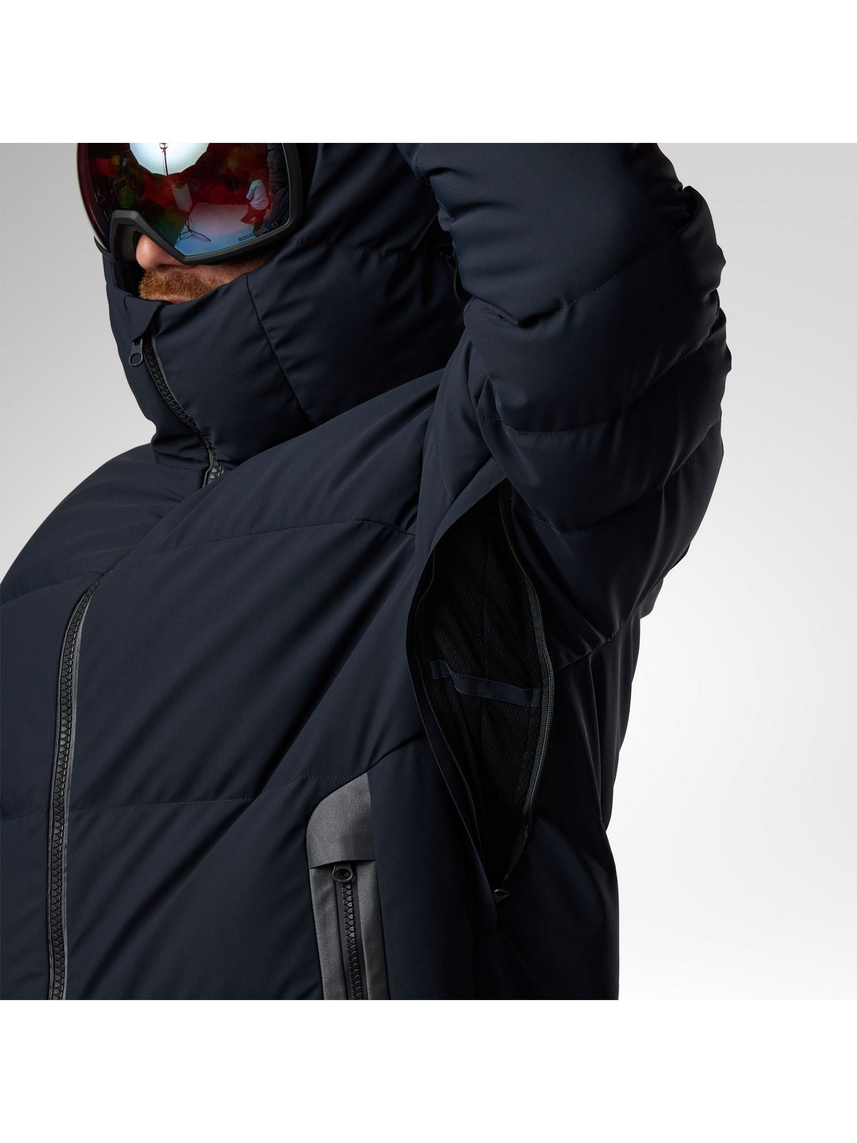 Kurtka narciarska męska ROSSIGNOL M Snowblaze Down Bomber Jacket czarna