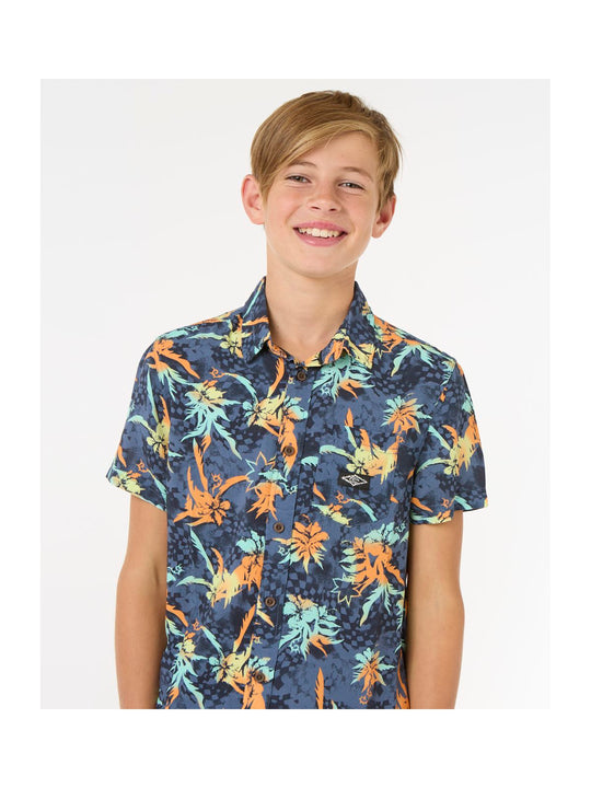 Koszula RIP CURL Raw Energy Shirt - Boy granatowy
