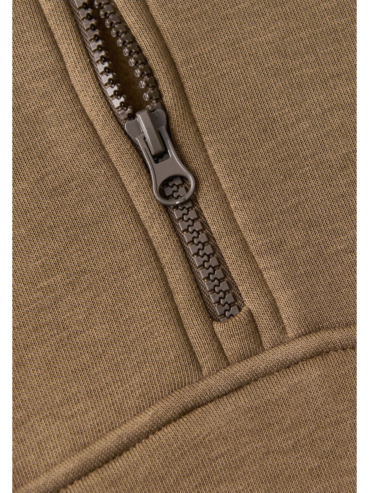 Bluza damska CASALL Easy Half Zip Sweater kolor brązowy