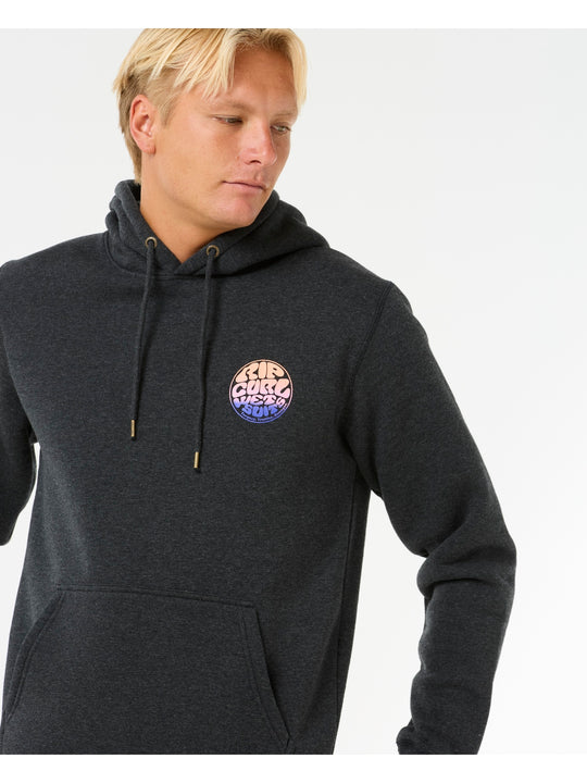 Bluza męska z kapturem RIP CURL Wetsuit Icon Hood czarna
