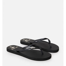 Japonki plażowe damskie RIP CURL Icons Of Surf Bloom Open Toe czarne
