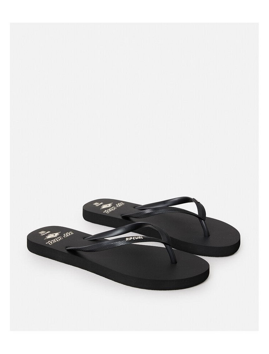 Japonki plażowe damskie RIP CURL Icons Of Surf Bloom Open Toe czarne