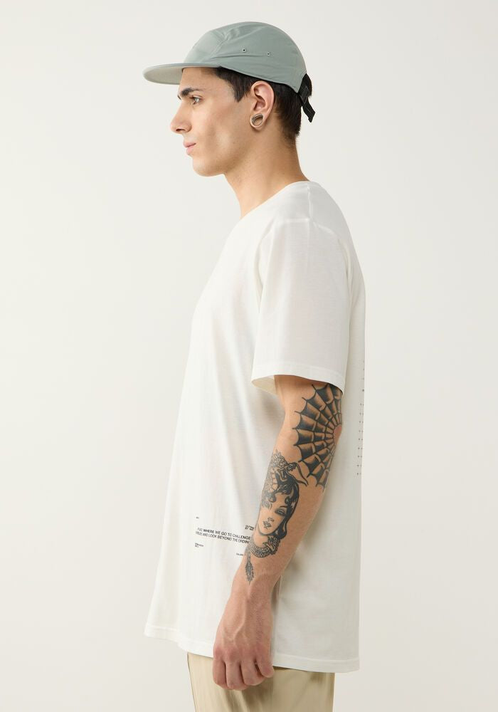 Koszulka HAGLÖFS Outsiders Graphic Tee Men soft white