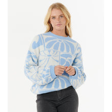 Sweter RIP CURL AOTS-TY WILLIAMS JACQUARD CREW niebieski
