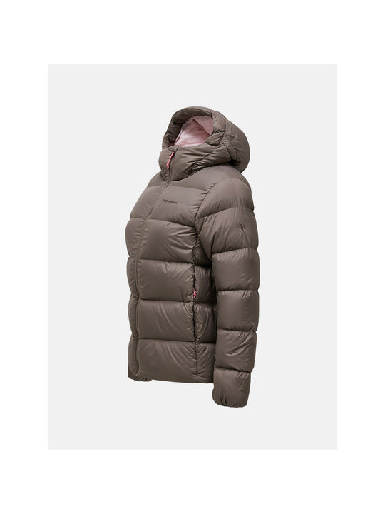 Kurtka damska PEAK PERFORMANCE Frost Down Puffer Jacket brązowa
