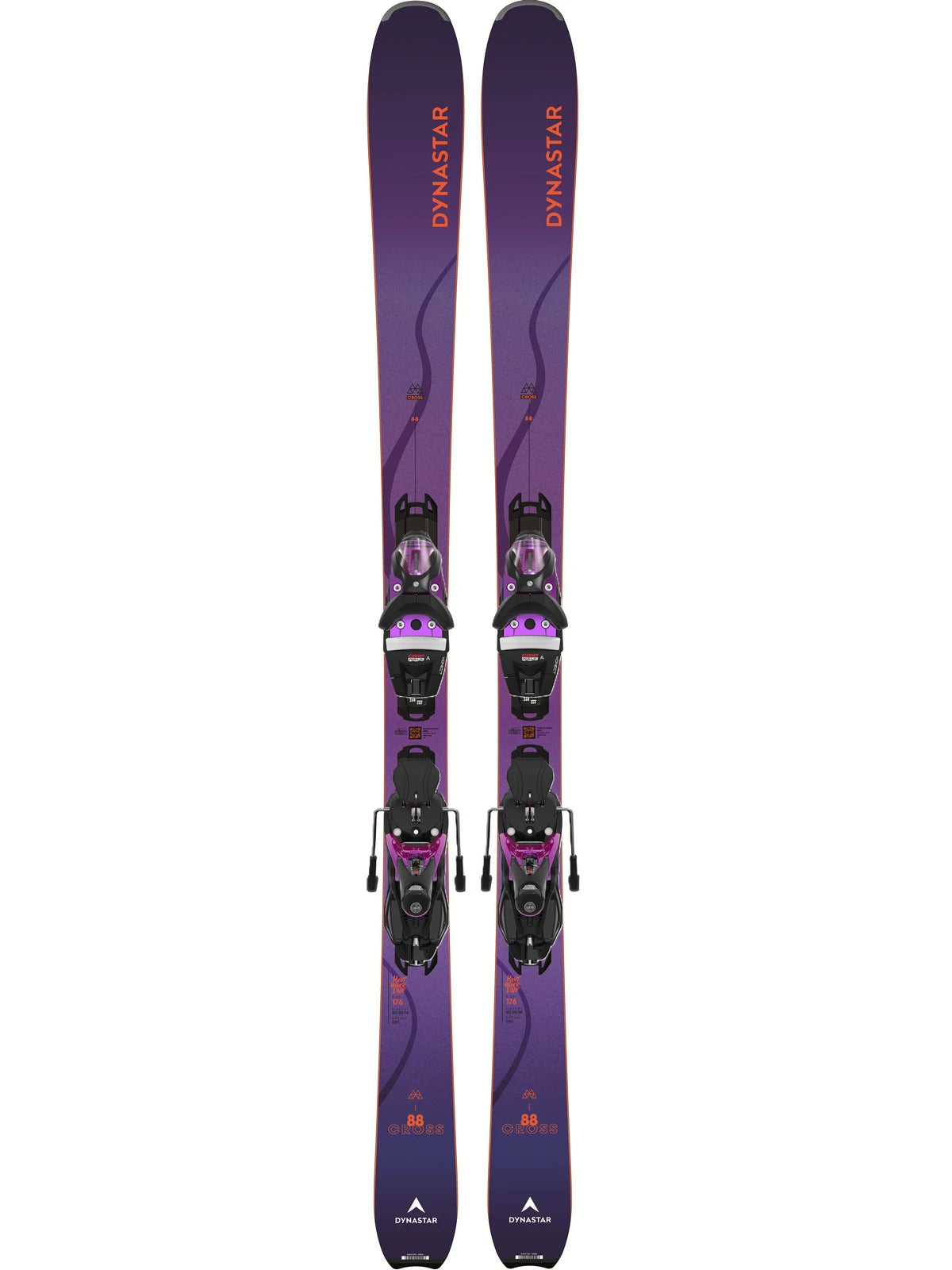 Narty DYNASTAR M-Cross 88 + wiązania LOOK Spx 12 Konect Gw B90 Purpl Metal