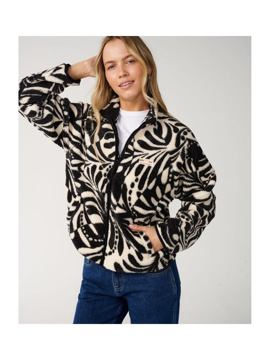 Polar damski RIP CURL Party Wave Polar Allover Zt czarny
