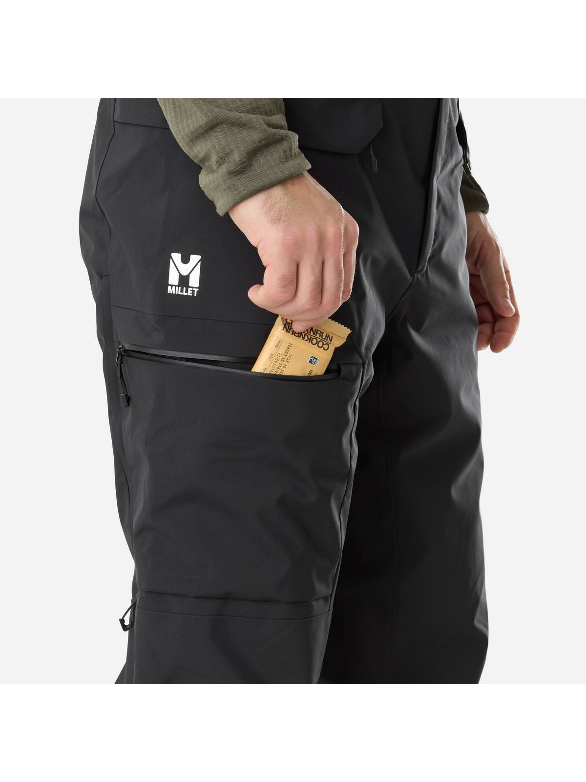 Spodnie męskie MILLET M Grands Montets Bib Pant M czarne