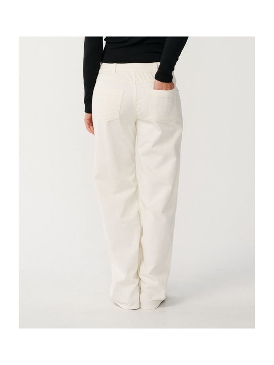 Spodnie damskie RIP CURL Aggie Cord Relaxed Pant białe
