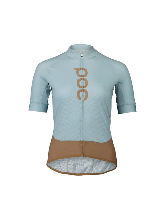 Koszulka rowerowa POC W&#39;s Essential Road Logo Jersey niebieska
